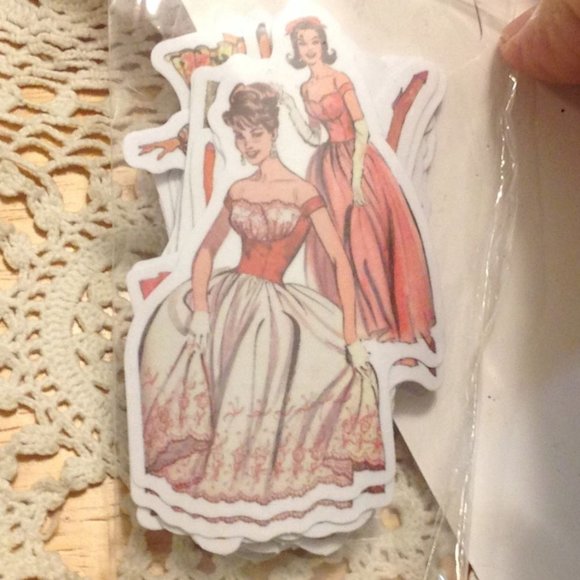 Fashion stickers, vintage styles, Paris fashions - Picture 2 of 5